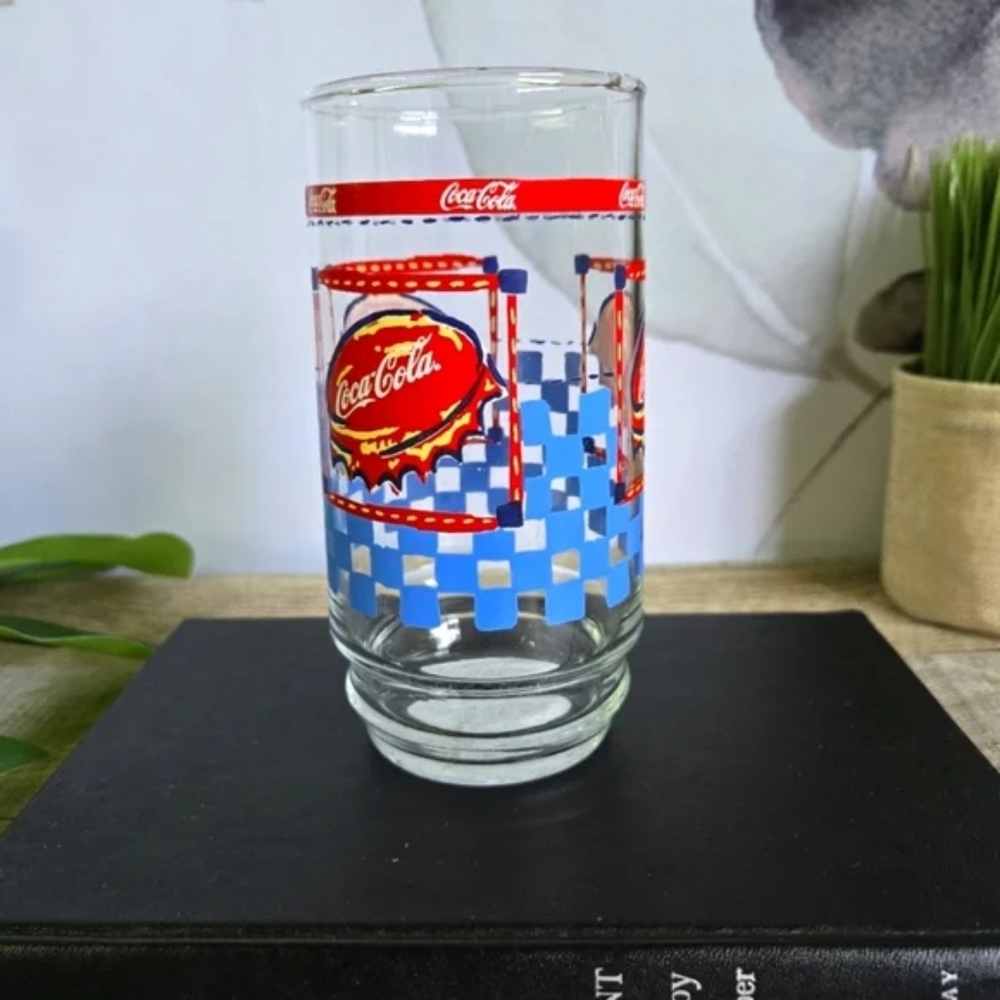 COCA-COLA | Vintage 2001 Homespun Cooler 16oz Glass